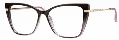 Enhance EN4312 Eyeglasses Frame Size 55-16-140 Light Purple Gold Women's Frame