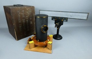 Vintage H. W. Sullivan Galvanometer with Scale & Lamp Mounting Stand c1920