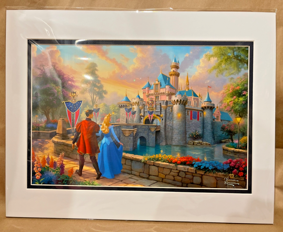 Disneyland Resort 70th Anniversary Thomas Kinkade Studios Deluxe