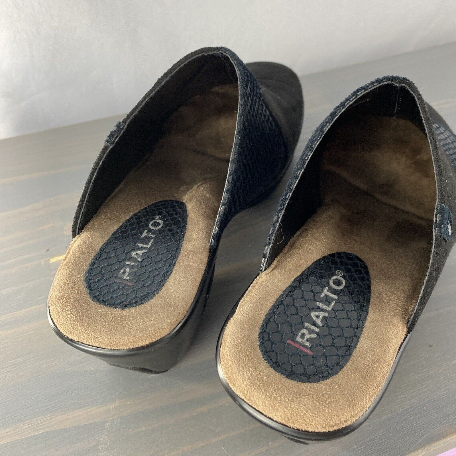 Rialto Veva Patchwork Boho Mules Clogs Chunky Sho… - image 3