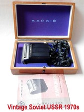 70s Vintage Soviet Electric Razor KHARKIV-101 Working Shaver USSR Ukraine Case 5