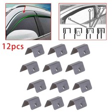 12pcs Duct Rain Wind Deflectors CLIPS Fits HEKO SNED G3 Stainless Steel