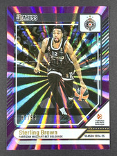 2024-25 Panini Donruss EuroLeague BK Sterling Brown Purple Laser /99 #149