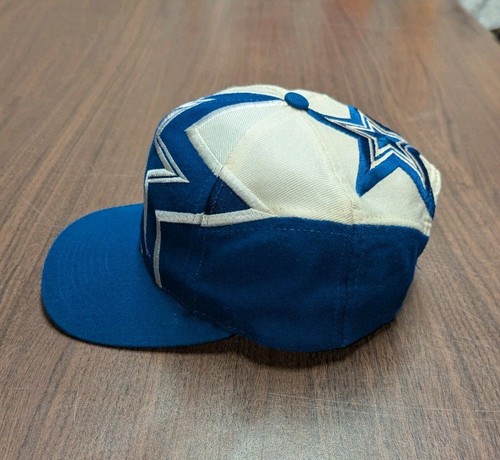 Vintage Apex One Dallas Cowboys Big Logo Embroidered Snapback Cap Read - Picture 3 of 8