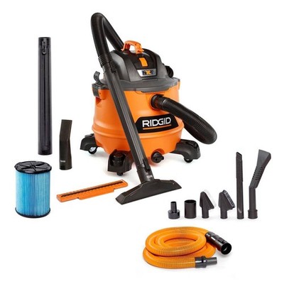 RIDGID 14 Gal. 6.0 Peak HP NXT Wet/Dry Vacuum w/ Fine Dust Filter & Hose