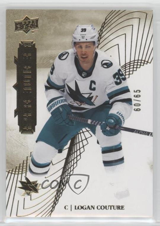 2022-23 Upper Deck Premier Gold 60/65 Logan Couture #40 0l7x