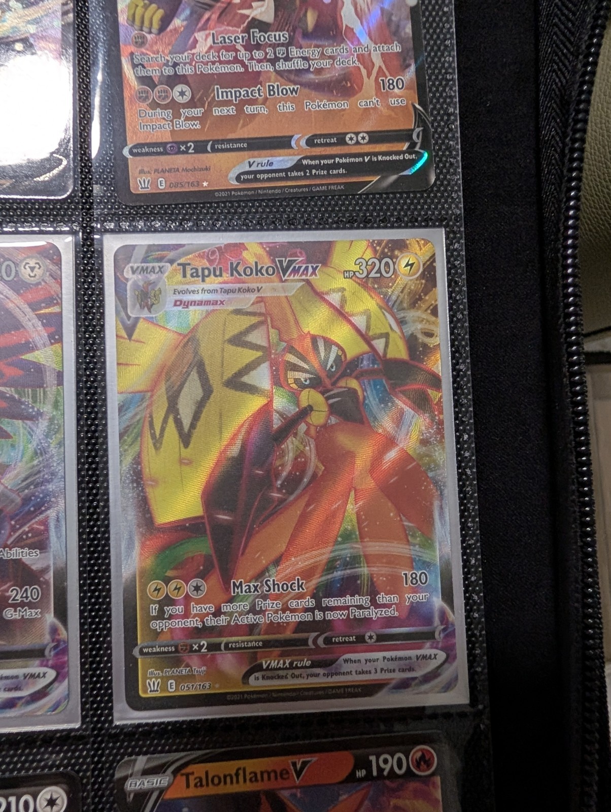 Tapu Koko VMAX 051/163 Holo Battle Styles English Pokémon TCG 2021