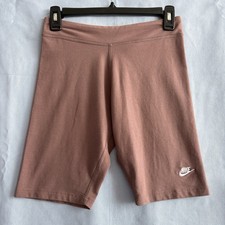 Nike Biker Shorts 8  Inseam Plum Eclipse Girls Size XL Training Jersey Knit