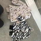 Juicy Couture 2 Piece Pink & Black Animal Print Hooded Jacket & Pants Set 12M — photo 1