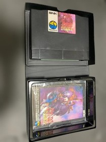 SNK Neo Geo AES ROM Cartridge Fighters History Dynamite With Box & Manual Tested