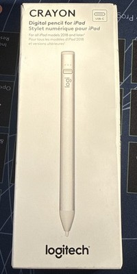 Logitech - Crayon Digital Pencil for All Apple iPads (2018 releases and later)
