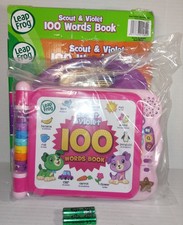 Leap Frog Scout and Violet Electronic 100 Words Book New In Damaged Packaging