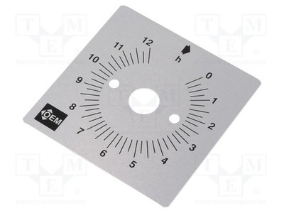 FAUCIGNY INSTRUMENTS S12H Skala für Zeitrelais