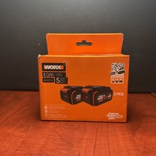 Genuine WORX 20V  Power Share PRO 4.0Ah Battery Bundle  WA3674.2 7991 New