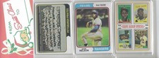 1974 Topps 12 Card Holiday Design Baseball Rack Pack...Hank Aaron 58-61