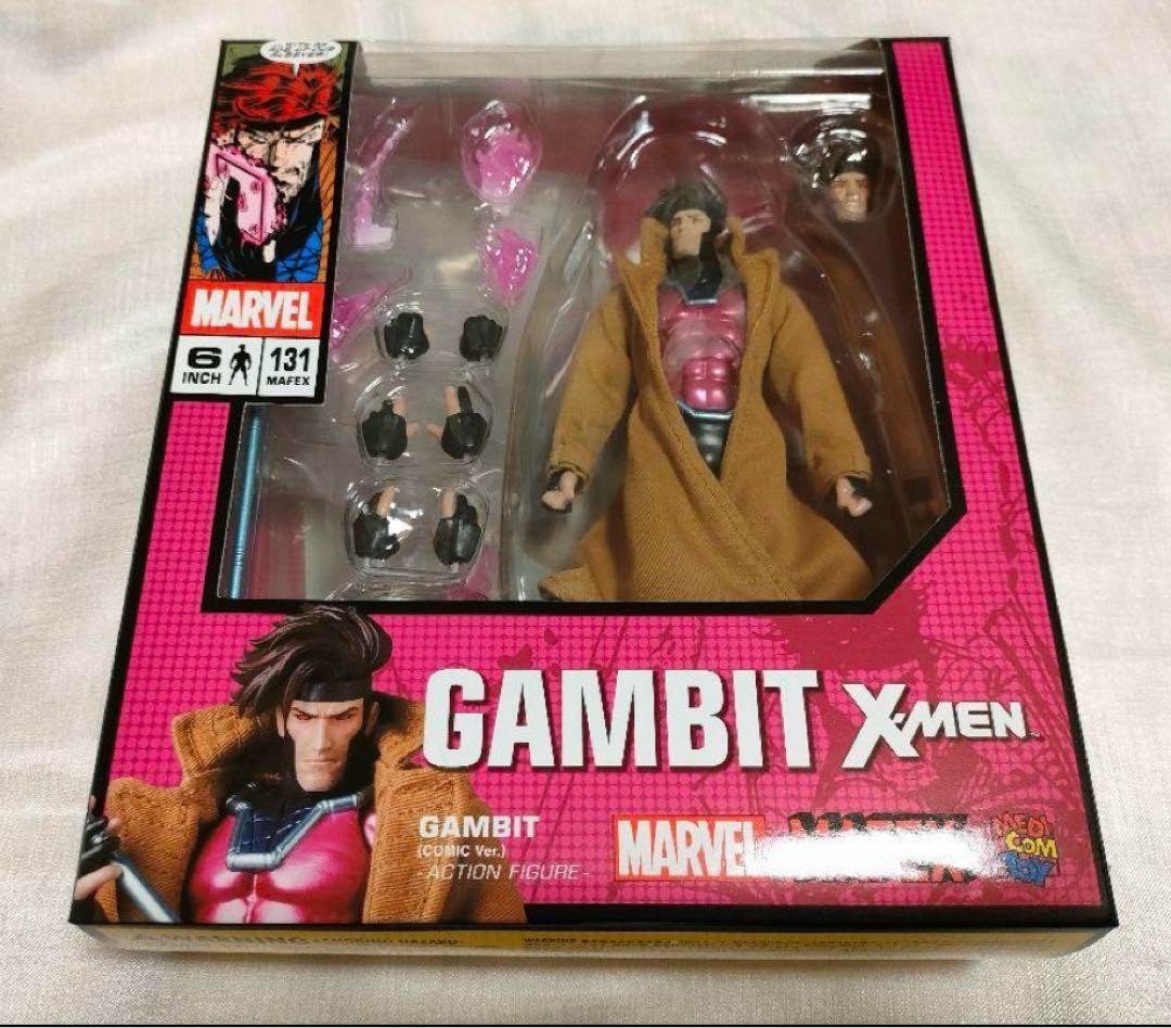 Medicom Toy MAFEX No.131 Gambit COMIC Ver. X-MEN Painted action