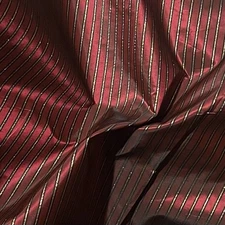 Red Gold Black Iridescent Metallic Taffeta Fabric 60” Width Sold By The Yard