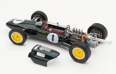 EXOTO GPC97250 Voiture Modèle Lotus 25 1963 GP Belge Vainqueur 1:18 1/18 Noire - Photo 1/4