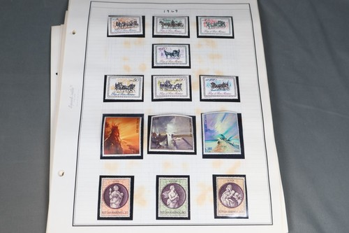 SAN MARINO 1899-1976 ALL MINT STAMP COLLECTION OF 399 ON ALBUM PAGES - Picture 10 of 22