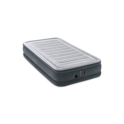 Intex Comfort Dura-Beam Airbed Internal Electric Pump Bed Height Elevated (20...