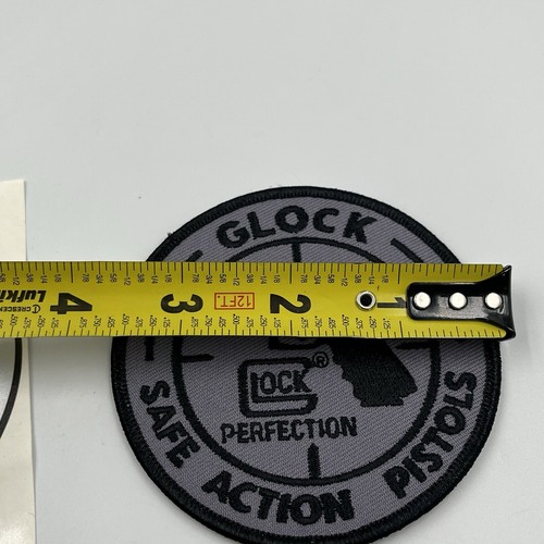 Glock Safe Action Pistols Patch and Sticker 3.5 inches Hook and Loop back - Picture 6 of 6