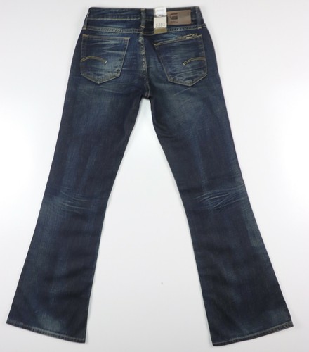 G Star Blue Raw Denim Vintage Women's Bootcut Jeans Size 25 Made Italy - Picture 7 of 12
