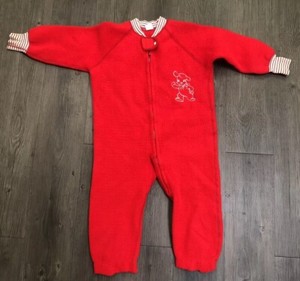 Vtg 50 S Carters Jama Blanket Kids One Piece Outfit Size Xl Ebay