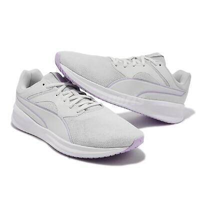 Puma Transport Feeather Gray Vivid Violet Men Unisex Running Shoes 377028-26