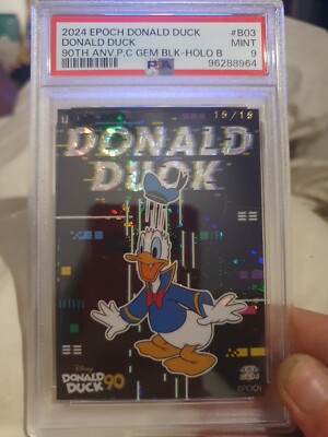 2024 EPOCHE DISNEY DONALD DUCK 90TH PREMIUM GEM BLACK 15/15