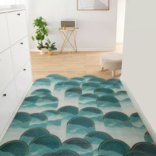 Floor Rug Non-Slip Welcome Carpet Durable Rubber Door Mats Low-Profile Heavy Rug - Picture 34 of 36