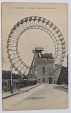 Ferris Wheel The Great Wheel Earl's Court London England c 1910s  Postcard