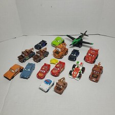Mattel Disney Pixar Cars Lot Of Assorted Plastic Cars Plane Mixed Lot