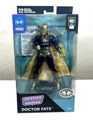 McFarlane Toys Doctor FATE Silver Age DC Direct 7'' PLATINUM Chase Action Figure