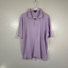 Peter Millar Crown Crafted Golf Polo Shirt Mens XL Pima Cotton Purple