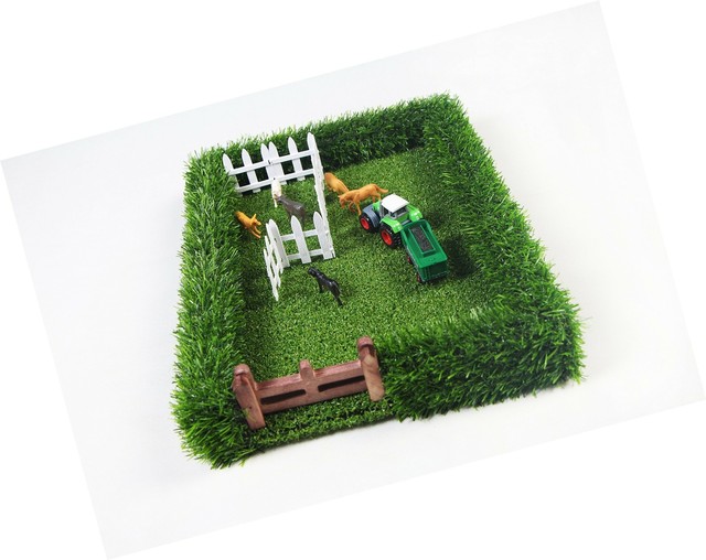 toy farm fields