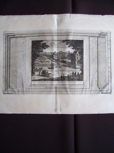 La cour des fontaines et la galerie d'Ulysse à Fontaine-Bleau - Imagen 2 de 2