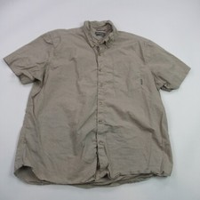 Eddie Bauer Shirt Mens XL Short Sleeve Lightweight Button Up