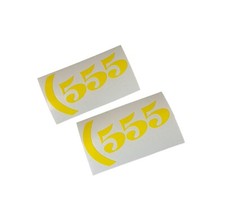 Subaru 555 STICKERS X2 100mm DECALS FOR WRX WRC STI PRODRIVE A IMPREZA LEGACY