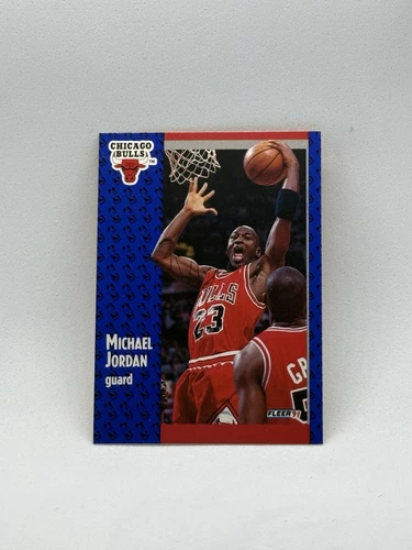 1991-92 Fleer Michael Jordan #29 Chicago Bulls HOF