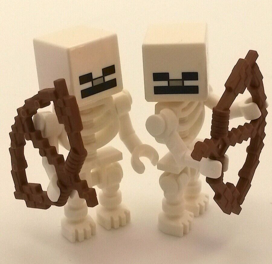 Holz Leder Braun Beine Spaten Armbrust + LEGO® Minecraft Minifigur Zubehör Neu - Bild 2
