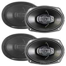  4 Pioneer TS-G6930F  6x9 Inch 400W 4 Ohm 3-Way Coaxial Car Speakers 6" by 9"