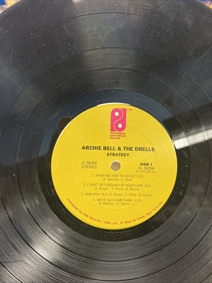 Archie Bell & The Drells Strategy 33 RPM LP Record Philadelphia