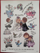 SUZY'S ZOO MR.  MRS. STICKER SHEET 9673