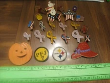 Lot Of 25 Leather Hat Or Lapel Pins-  (24-2098)