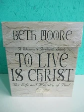  To Live is Christ Beth Moore 6-VHS Life & Ministry of Paul Documentary Set 