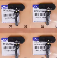 4Pcs Genuine OEM 56029479AB TPMS Tire Pressure Sensor For Dodge Ram Chrysler