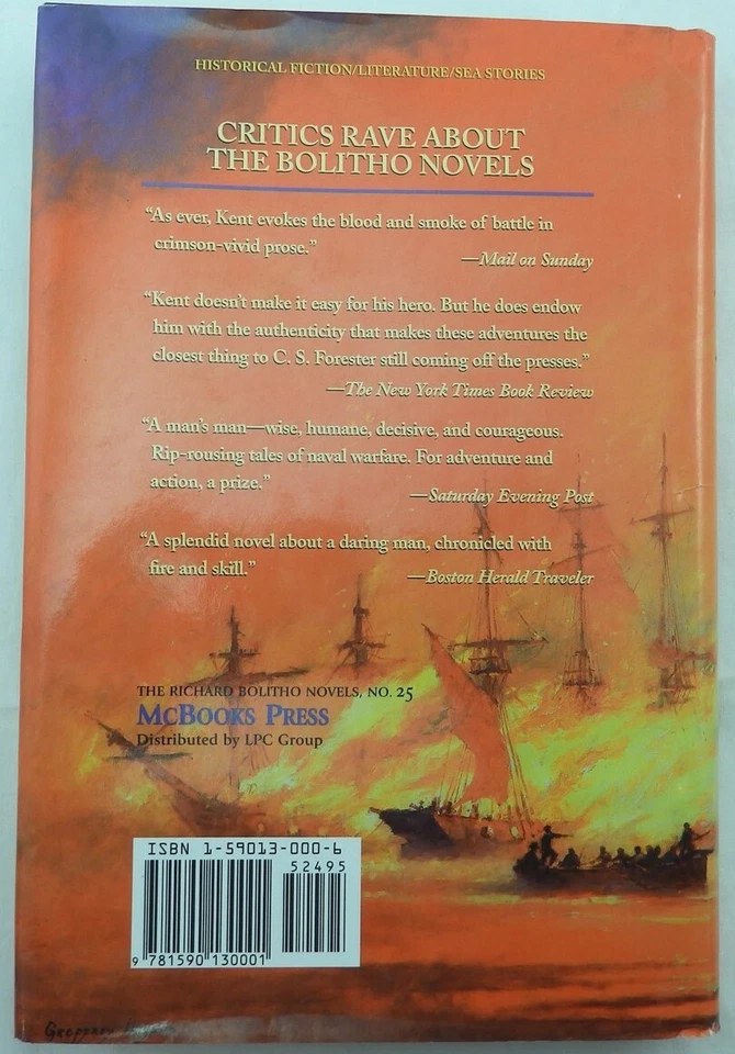 Alexander Kent: Relentless Pursuit. First US Edition. Adam Bolitho. McBooks HC - Image 3 of 4
