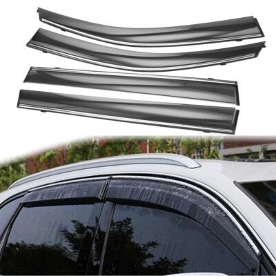 For 2014-2019 Toyota Highlander Smoke Window Visor Rain -Guards Vent Deflectors