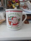 Vtg 1981 Tom Wilson Ziggy "Christmas Is Here With Warmth & Good Cheer" Mug — photo 1
