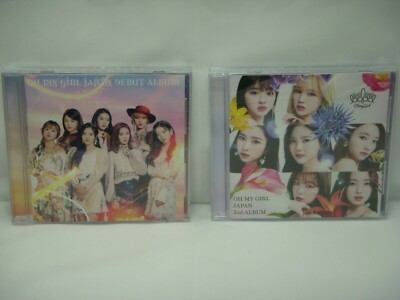 Set of 2 Oh My Girl Japan Debut Album + 2nd Album CD K-POP